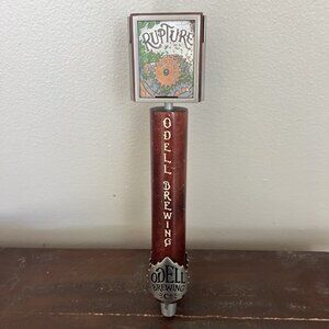 Odell Brewing Company Beer Tap Handle Rupture Wood Mancave